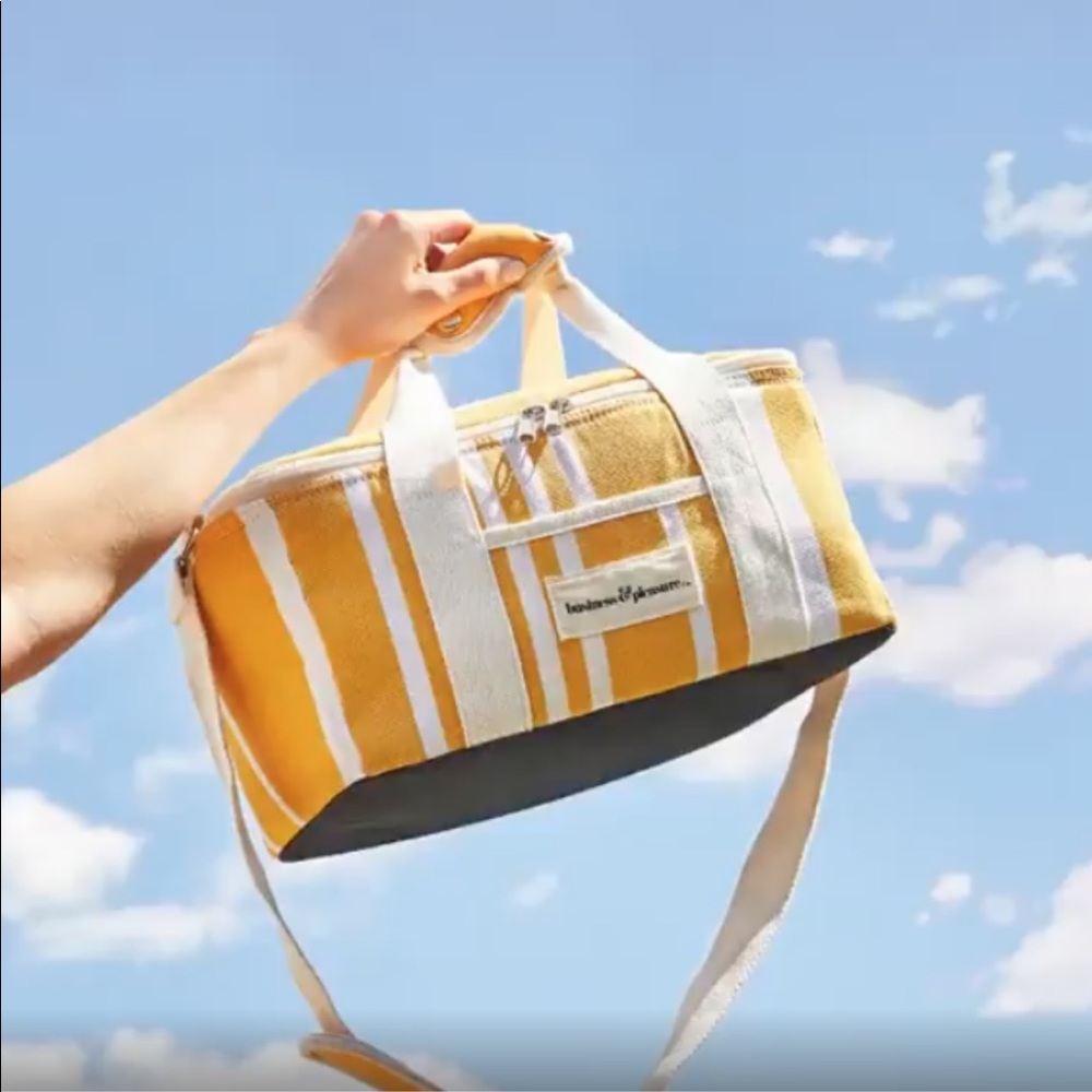 The Cooler Bag - Yellow Stripe